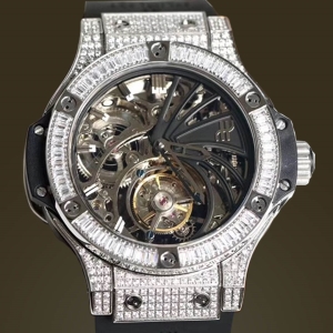 위블로 빅뱅 투어빌론 화이트 - HUBLOT BIGBANG TOURBILLON WATCH