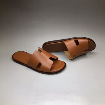 HERMES 에르메스 이즈미르 슬리퍼 H형 디테일 디자인 Izmir sandal 브라운