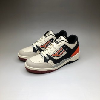 BALLY 발리 챔피온 화이트 앤 블랙 남성용 소가죽 스니커즈, CHAMPION MEN'S PLAIN CALF LEATHER TRAINER IN WHITE AND BLACK