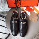 HERMES 에르메스 오제트 뮬 블랙 H201075Z 3K360
