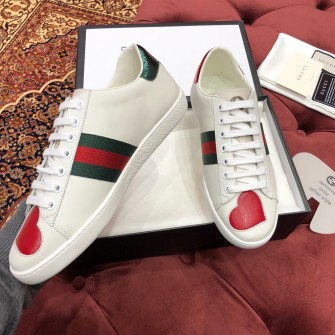 GUCCI 구찌 에이스 남녀공용 자수 스니커즈 ‎435638 A38M0 9074