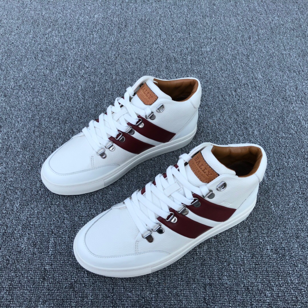 BALLY 발리 멘즈 카프 레더 스니커 6228441