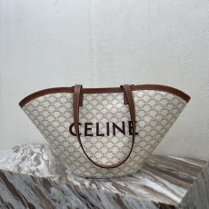 CELINE 셀린느 트리오페 캔버스 쿠핀 백