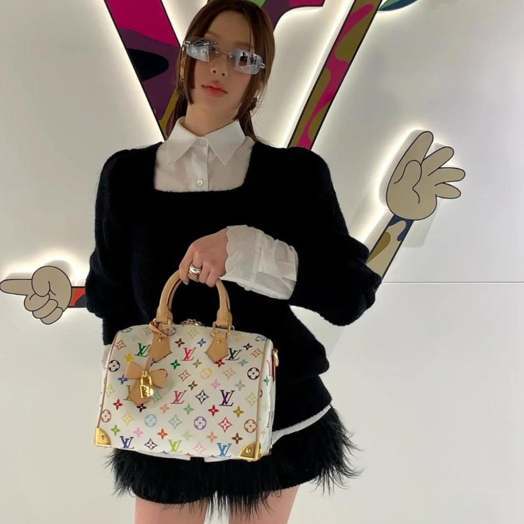 LOUIS VUITTON 루이비통 멀티 반둘리에 스피디 25cm M13085