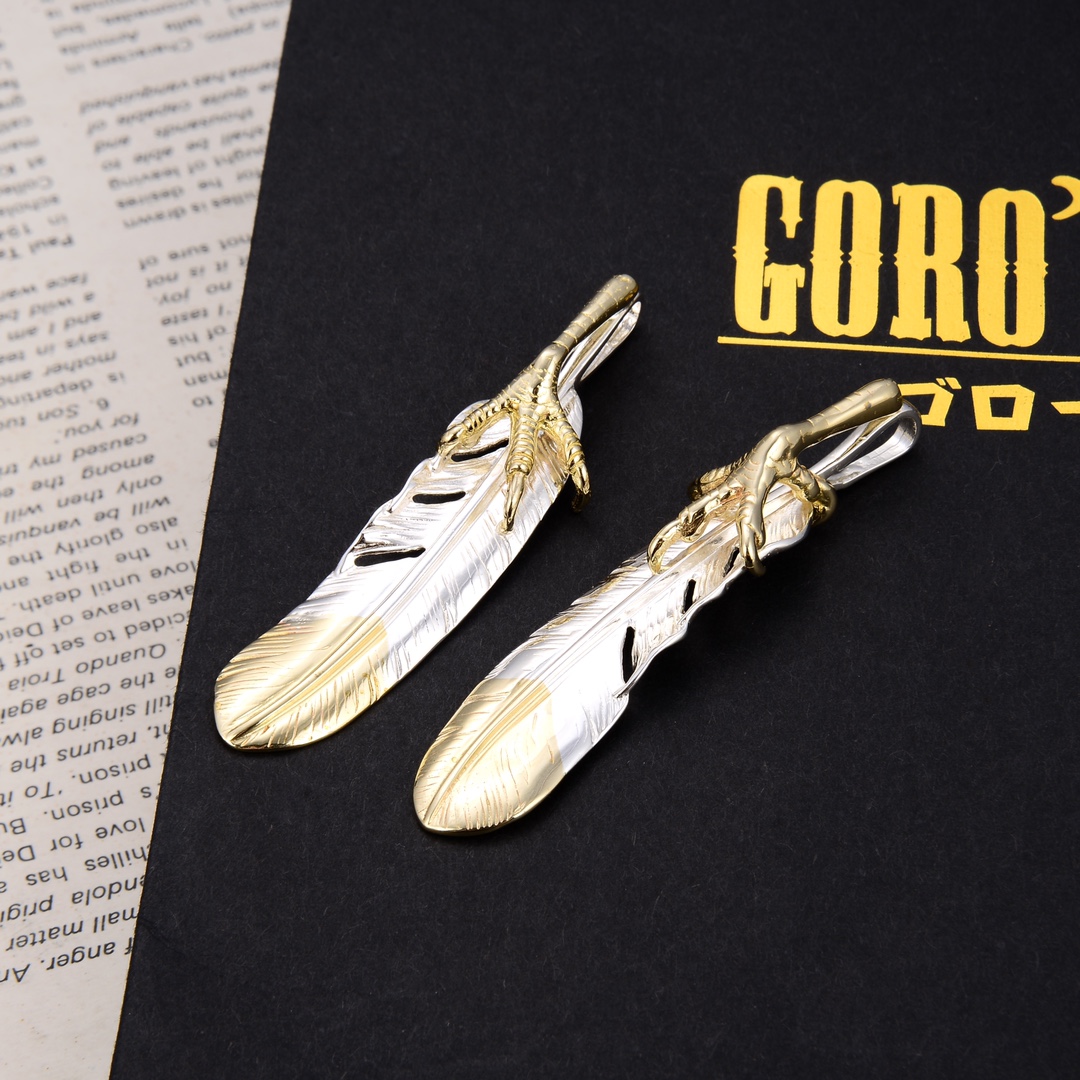 GORO’S 고로스 깃털 925실버 펜던트(목걸이)  #2510211609