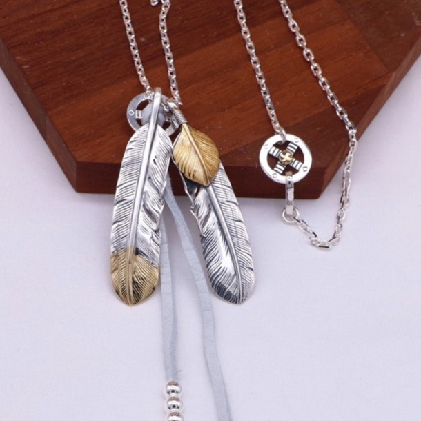 GORO’S 고로스 깃털 925실버 체인 펜던트(목걸이) #2510211913