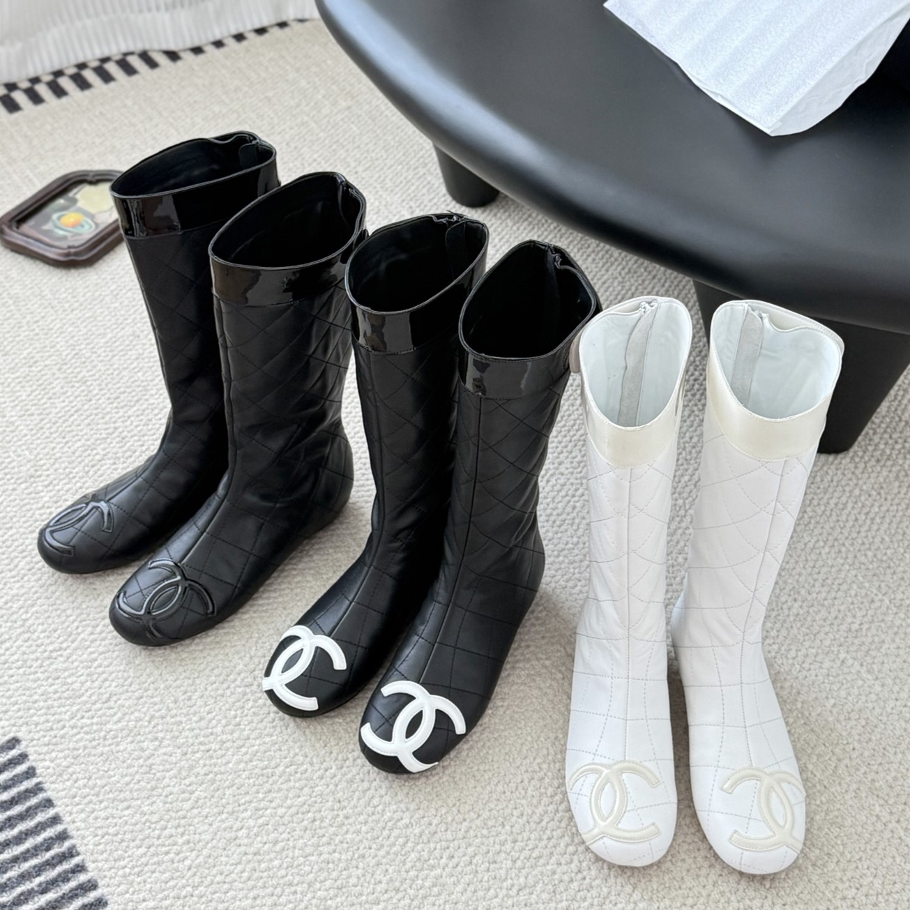 CHANEL 샤넬 롱부츠 #2510261606