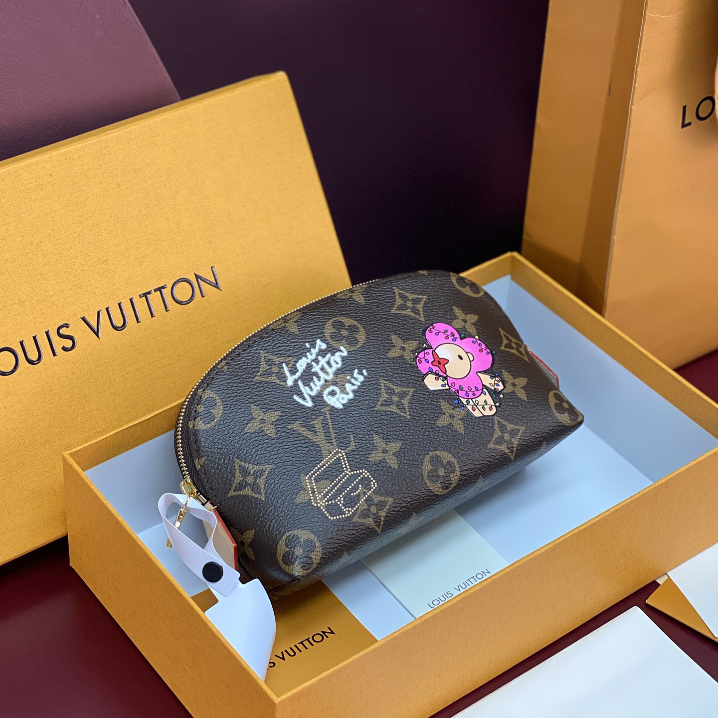 LOUIS VUITTON 루이비통 모노그램 코스메틱 파우치 M47515