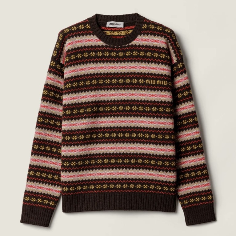 MIUMIU 미우미우 캐시미어 상의 #1902251112