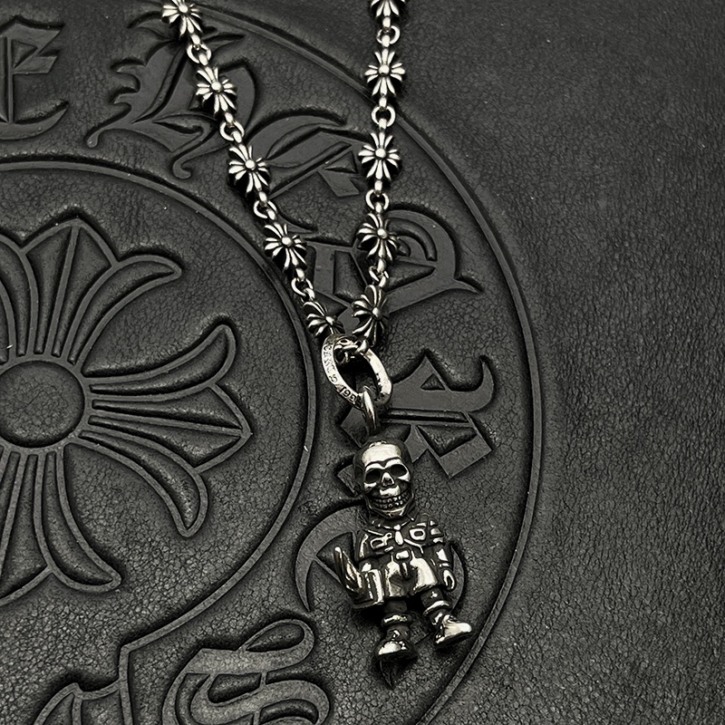 CHROME HEARTS 크롬하츠 해골장식 목걸이 펜던트(925실버) #2511201442
