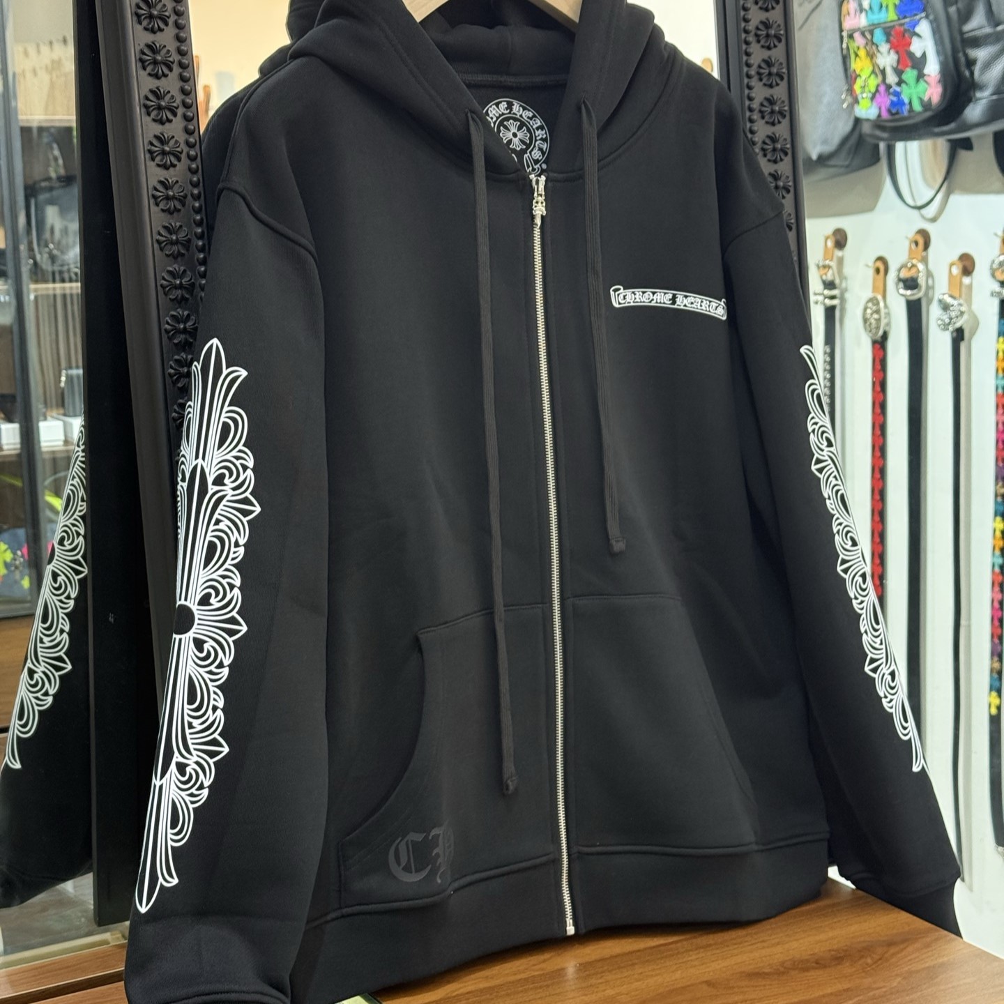 CHROME HEARTS 크롬하츠 Aspen 후드 짚업 #154151120