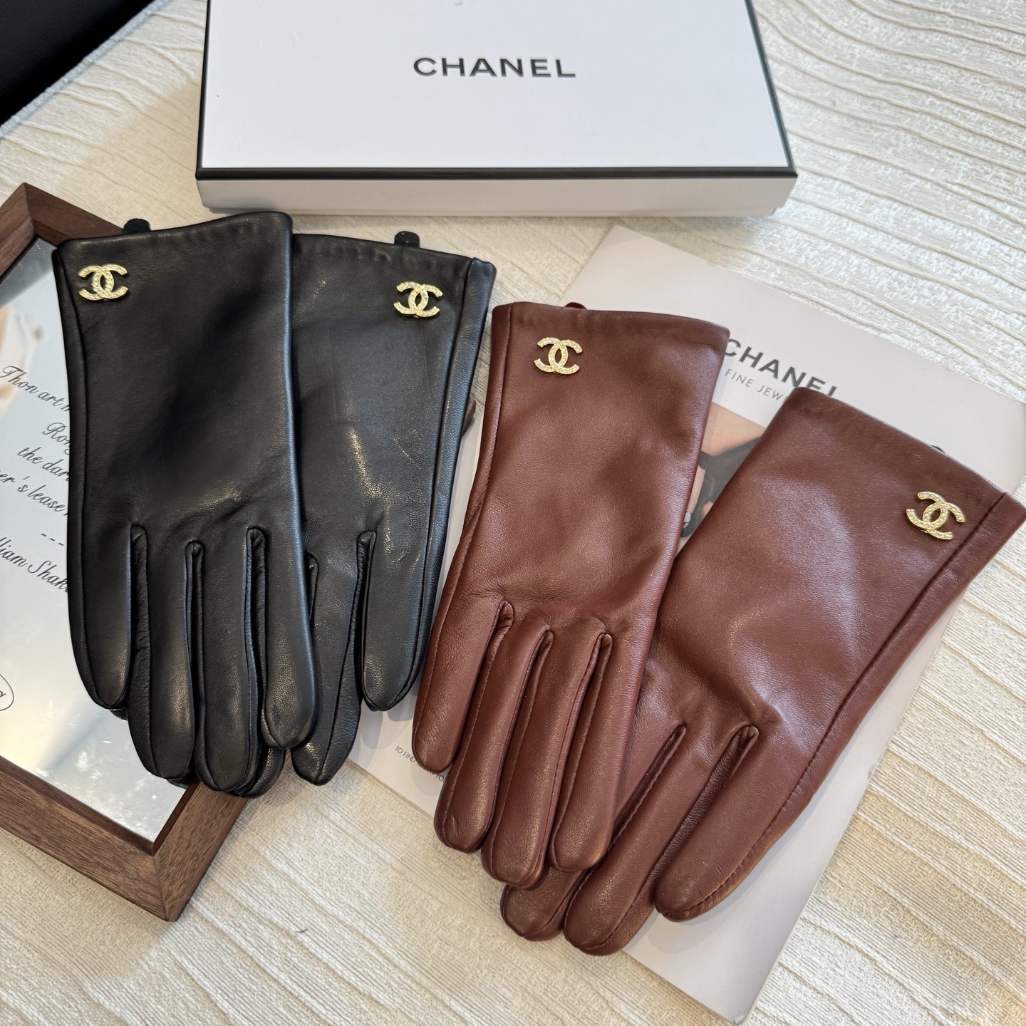 CHANEL 샤넬 양가죽장갑 #164151122