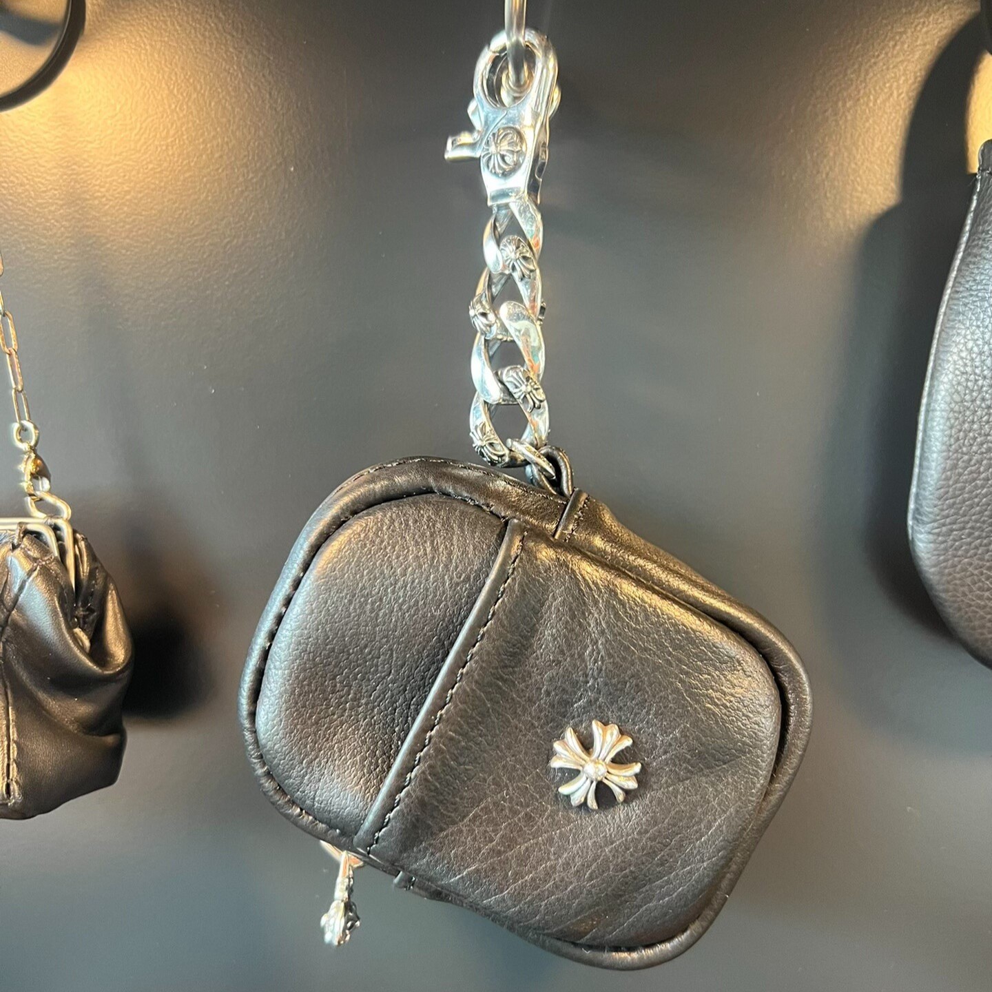 CHROME HEARTS 크롬하츠 이어폰가방(은장도금) #164851213