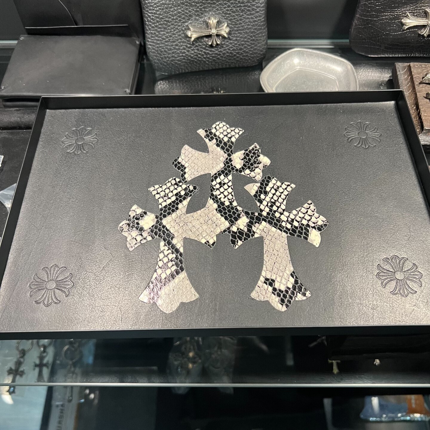 CHROME HEARTS 크롬하츠 트레이(강철재질+소가죽) #173551213