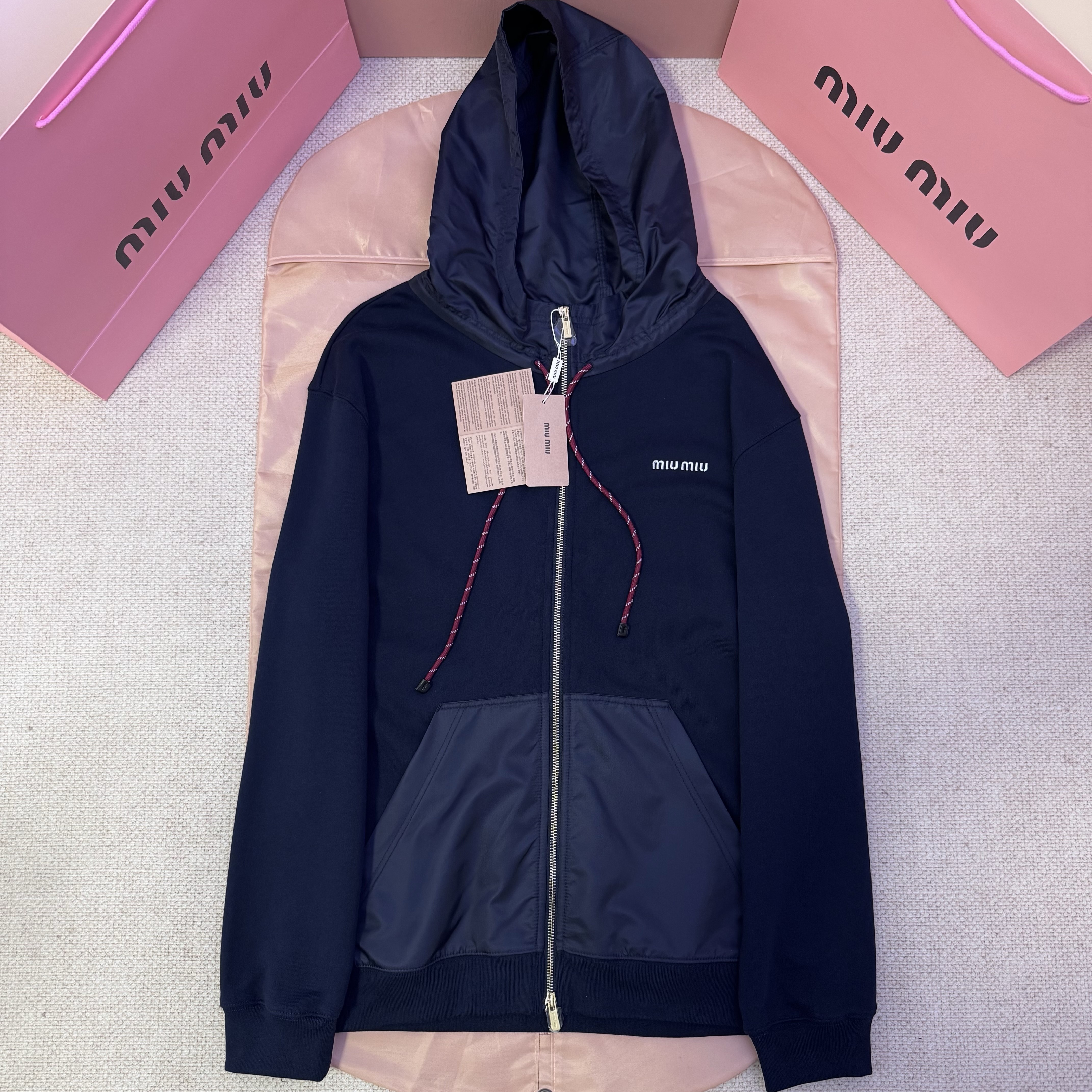 MIUMIU 미우미우 후드 자켓 #211951227