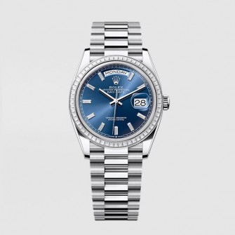 [프리미엄] ROLEX 롤렉스 데이데이트 36mm 큐빅 128396TBR