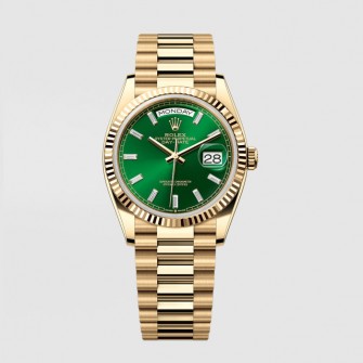 [프리미엄] ROLEX 롤렉스 데이데이트 36mm 골드 128238