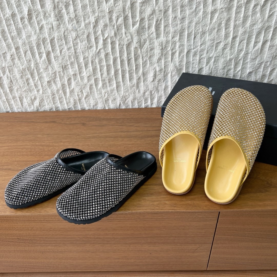 SAINT LAURENT 생로랑 캐주얼 슬라이드 #1713618