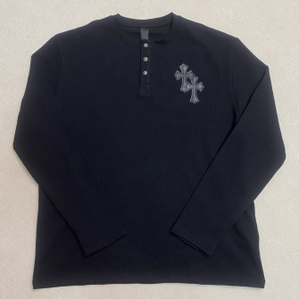 CHROME HEARTS 크롬하츠 와츨패턴 긴팔티셔츠(925실버) #1843619