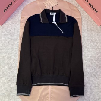 MIUMIU 미우미우 지퍼 맨투맨 #16556114