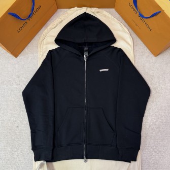 CHROME HEARTS 크롬하츠 로고 자수 집업 후드티 #17366114