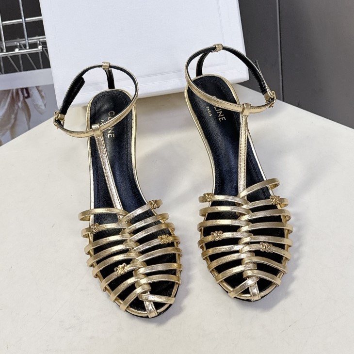 CELINE 셀린느 래미네이트 샌들 #20416120