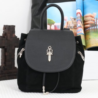 CHROME HEARTS 크롬하츠 백팩 지수백 26cm (스웨이드) K033 (925실버)