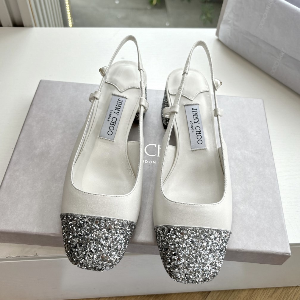 JIMMY CHOO 지미추 Elisa Sing Back 엘리사 싱 슬링백 펌프스 #19206123