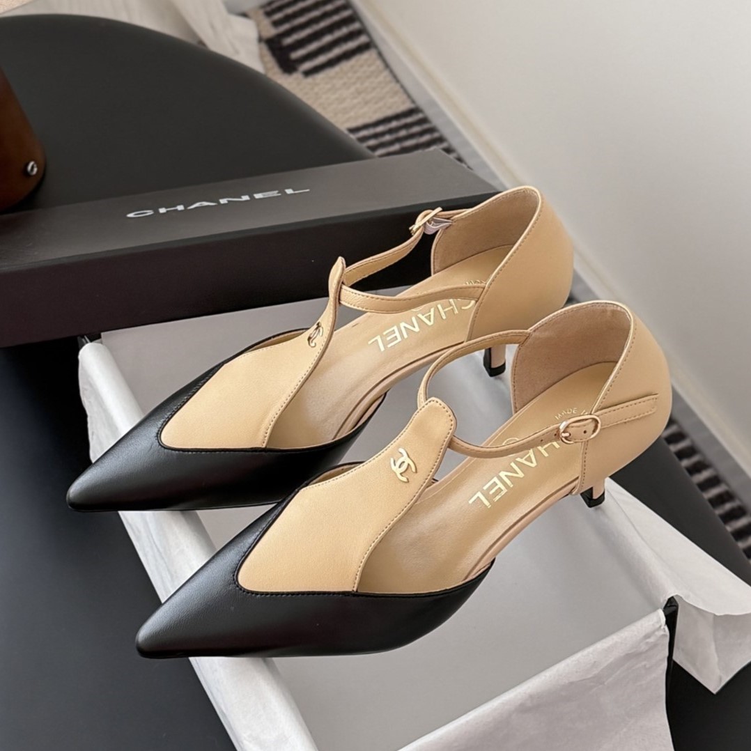 CHANEL 샤넬 투튼 슬링백 힐 #22166123