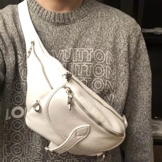 CHROME HEARTS 크롬하츠 샌드팍 힙색 K053 화이트 (925실버)