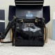 PRADA 프라다 보니 미디엄 앤틱 가죽 숄더백 토트백 1BH229