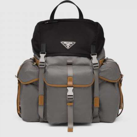 PRADA 프라다 테크니컬 패브릭 앤 사피아노 백팩 남자프라다가방 (2칼라) 2VZ074