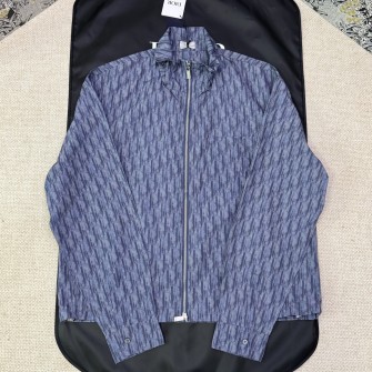 DIOR 디올 오블리크 지퍼 셔츠 테크니컬 패브릭 #17226225