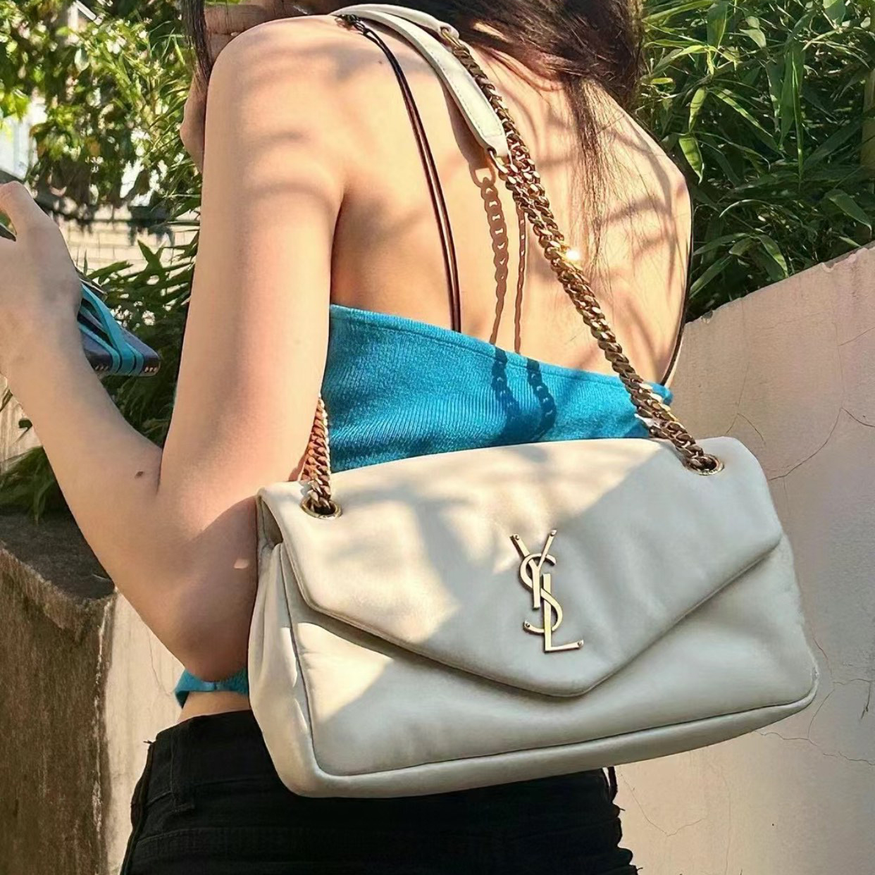 SAINT LAURENT 입생로랑 칼립소 스몰 숄더백 Calypso Small #734153