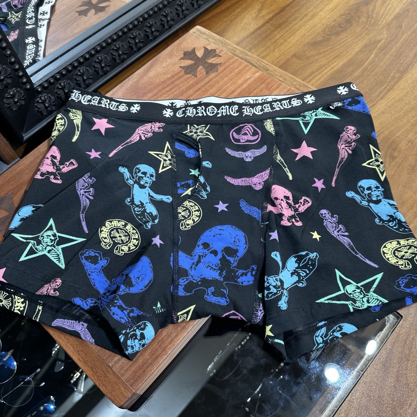 CHROME HEARTS 크롬하츠 남자속옷 팬티 100%순면 (2벌묶음배송) #1646633