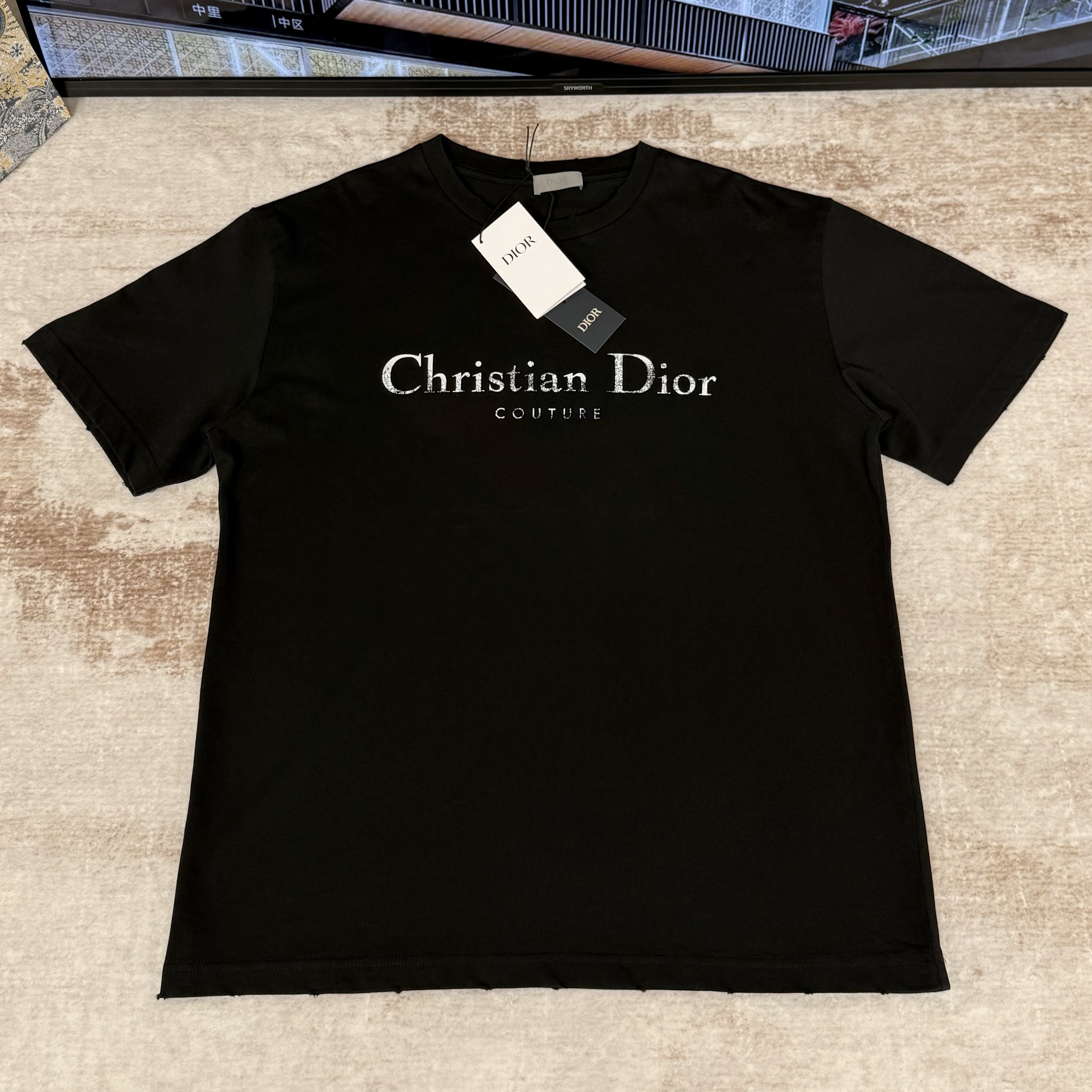 DIOR 디올 꾸뛰르 릴렉스픽 반팔티셔츠 #16266311