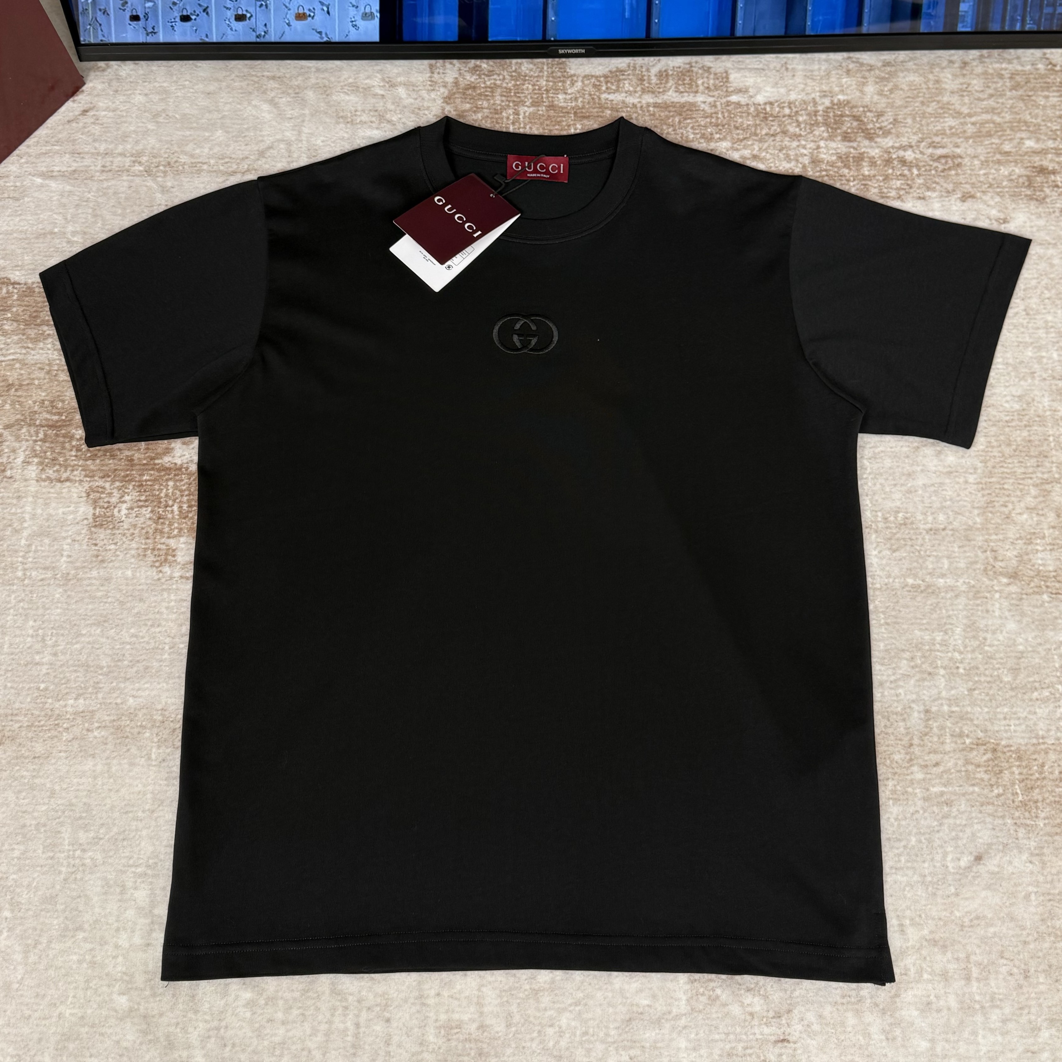 GUCCI 구찌 더블 G 자수 반팔티 #20396311