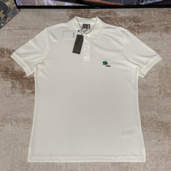 DIOR 디올 Clover 자수 폴로 셔츠 #20416311