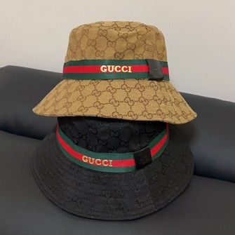 GUCCI 구찌 GG 패턴 웹 스트라이프 버킷햇 #18436312