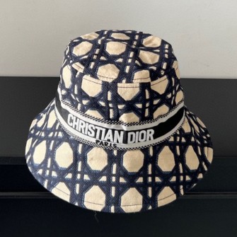 DIOR 디올 D바비 매크로 까나쥬 자수 브림 버킷햇 #18486312