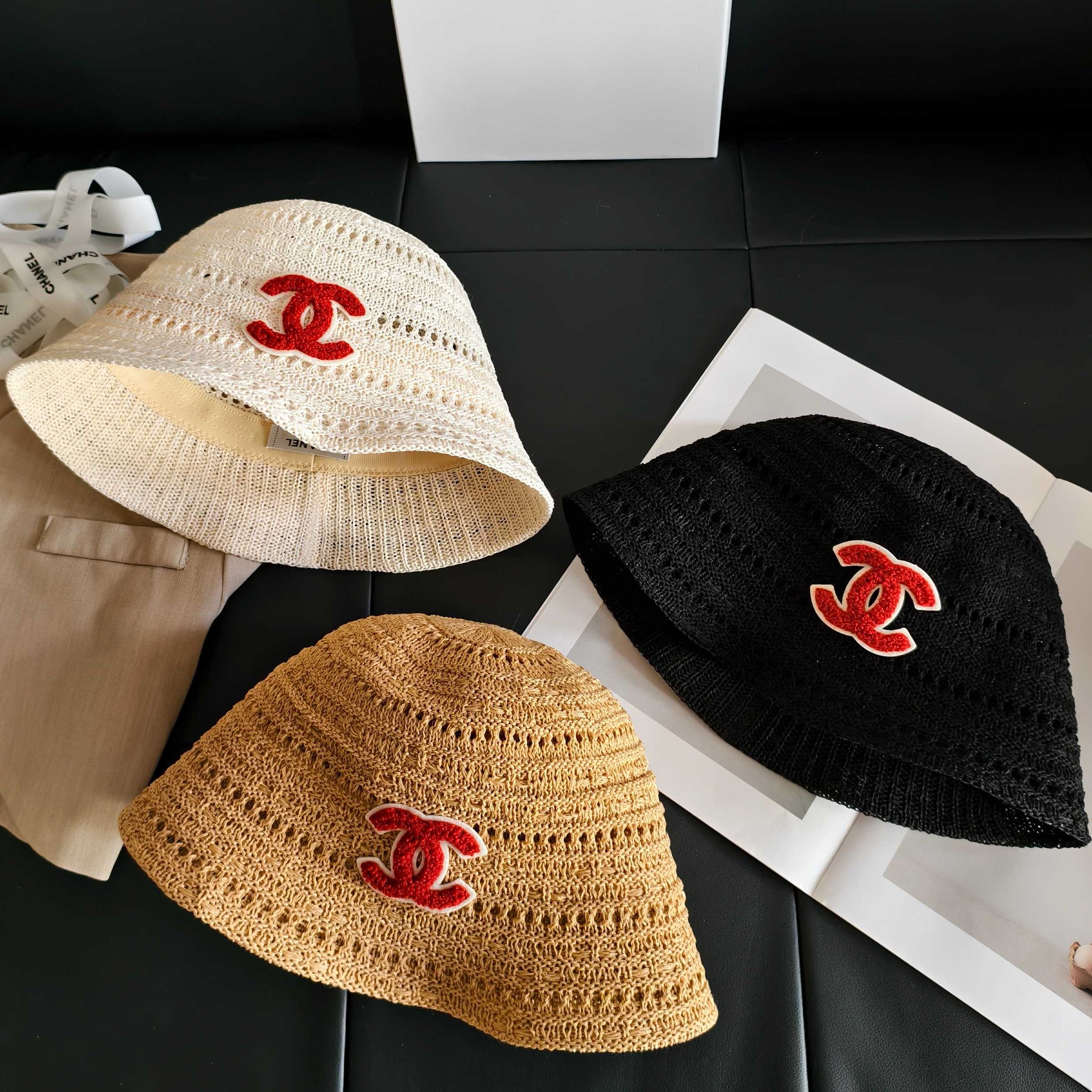 CHANEL 샤넬 니트 버킷햇 #18526312