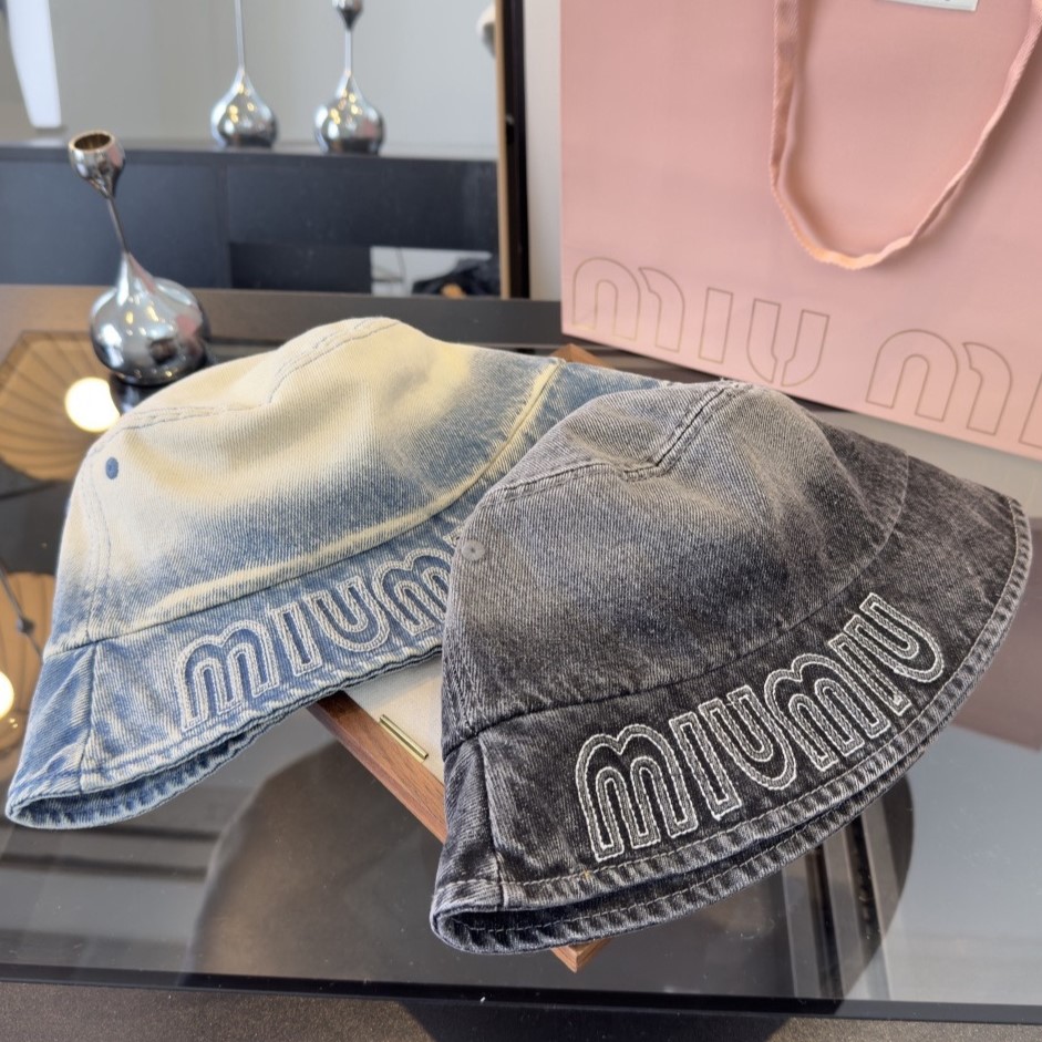 MIUMIU 미우미우 데님 버킷햇 #19306313