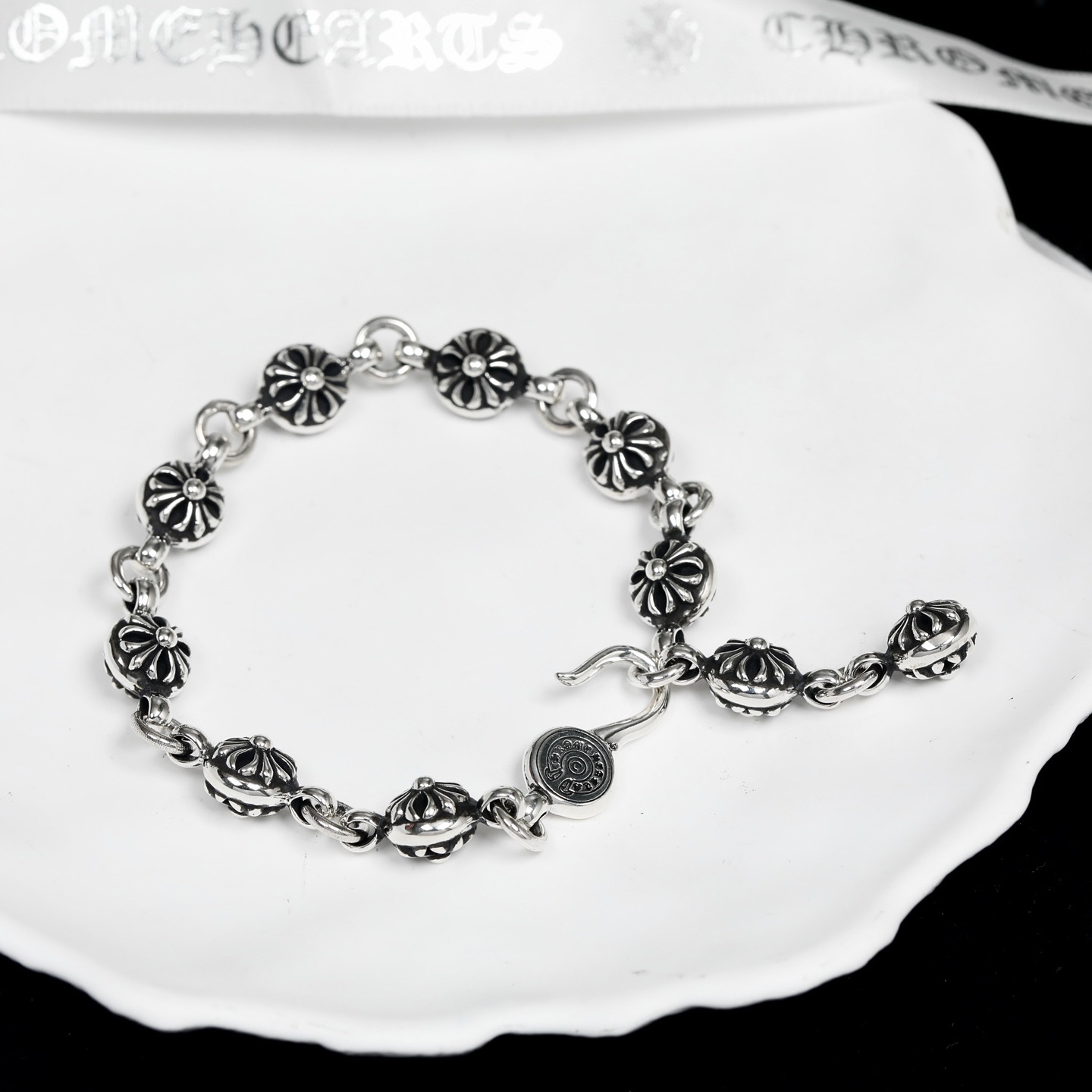 CHROME HEARTS 크롬하츠 925실버 크로스볼 H005