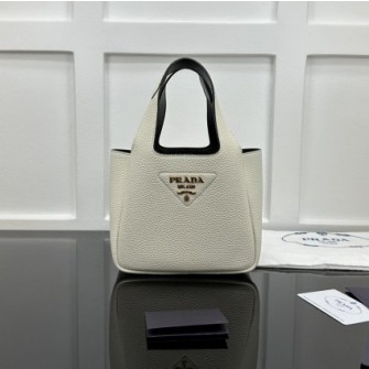 PRADA 프라다 레더 호보 토트백 미니 15.5cm (금장)5칼러 1BA349