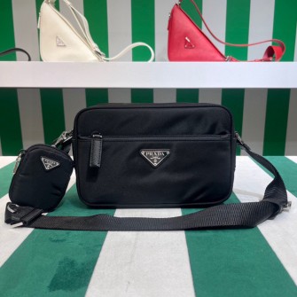 PRADA 프라다 리나일론 카메라백 숄더백 남성크로스백 1BC167