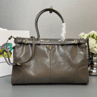PRADA 프라다 보니 라지 가죽 핸드백 38cm (11칼라) 1BA486
