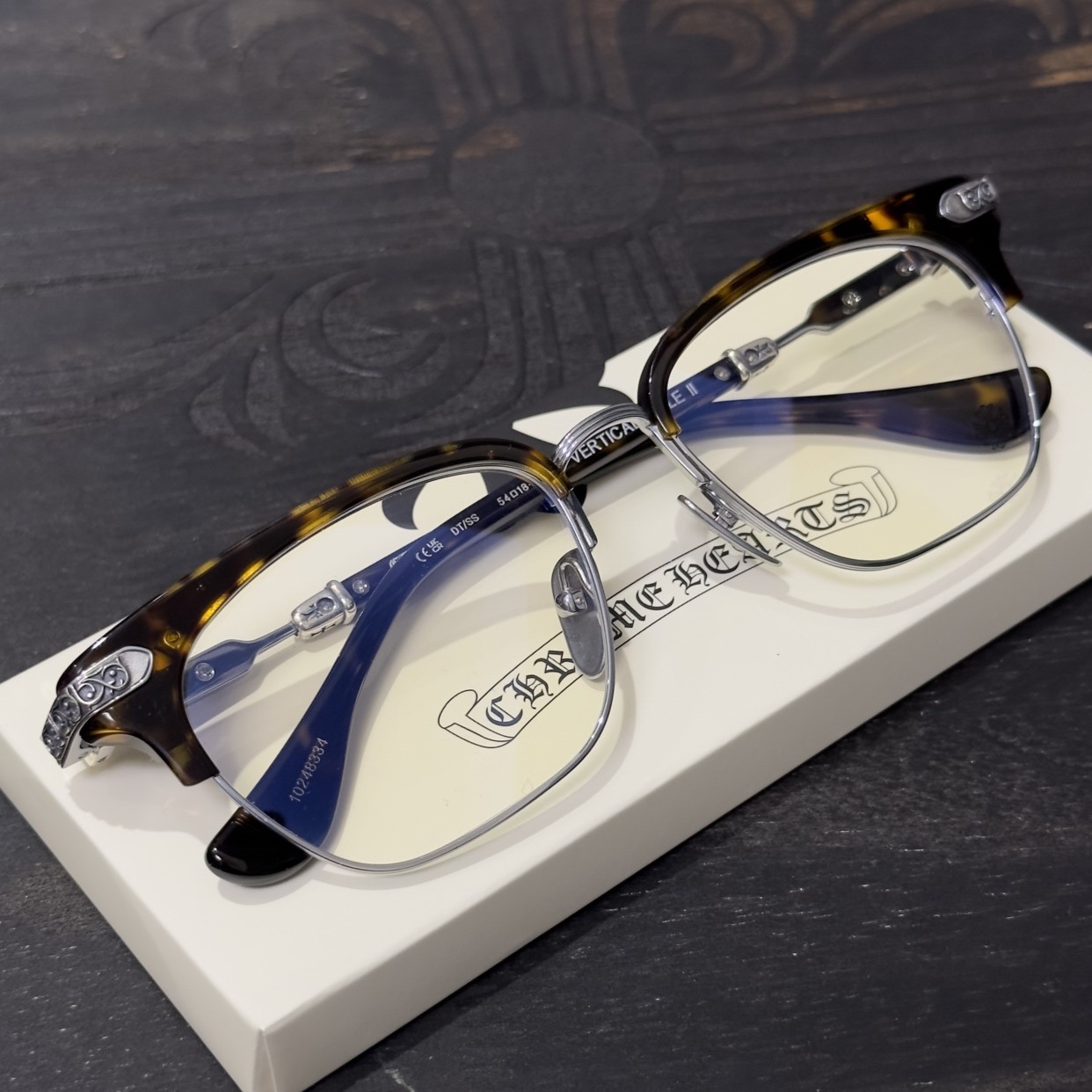 CHROME HEARTS 크롬하츠 안경 버티컬 스마일 2 VERTICAL SMILE II #17526325