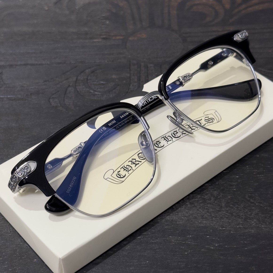 CHROME HEARTS 크롬하츠 안경 버티컬 스마일 2 VERTICAL SMILE II #17596325