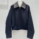 BOTTEGA VENETA 보테가베네타 양가죽 엮은칼라 탈부착 루즈핏 집업 점퍼 재킷 #13476326