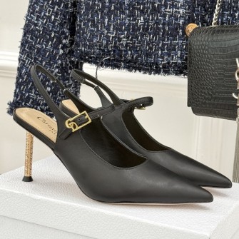 DIOR 디올 가죽 슬링백 펌프스 #18316326